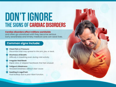 Cardiac Health: Don't Ignore the Signs.