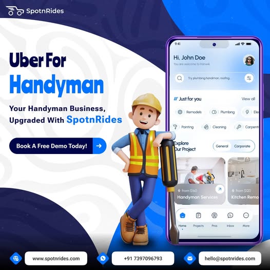Spooktacular Offer: Launch Your Handyman App This Halloween with SpotnRides!