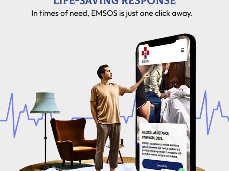 EMSOS Air Ambulance Service from Delhi to Mumbai – Your Lifeline in the Sky