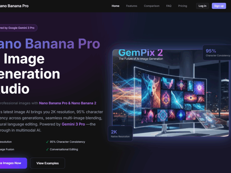 Nano Banana Pro (Nano Banana 2) – Google Gemini 3 AI Image Generator