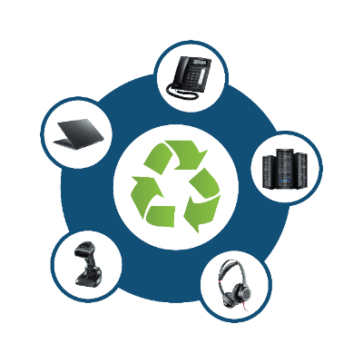 electronics recycling and e-waste disposal services to businesses