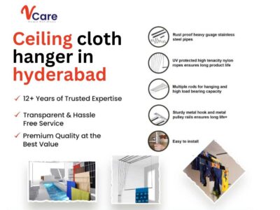 Ceiling Cloth Hanger in Hyderabad – Space Saving Drying Solution